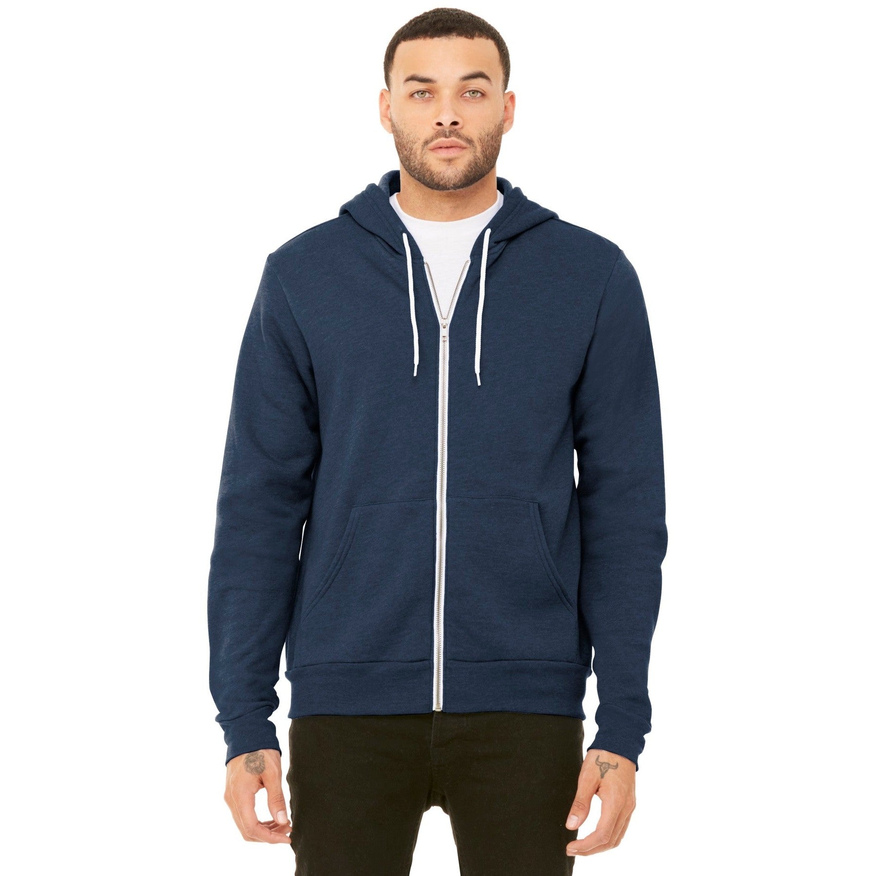 Bella + Canvas-BELLA+CANVAS ® Unisex Sponge Fleece Full-Zip Hoodie. BC3739-MedTech-12