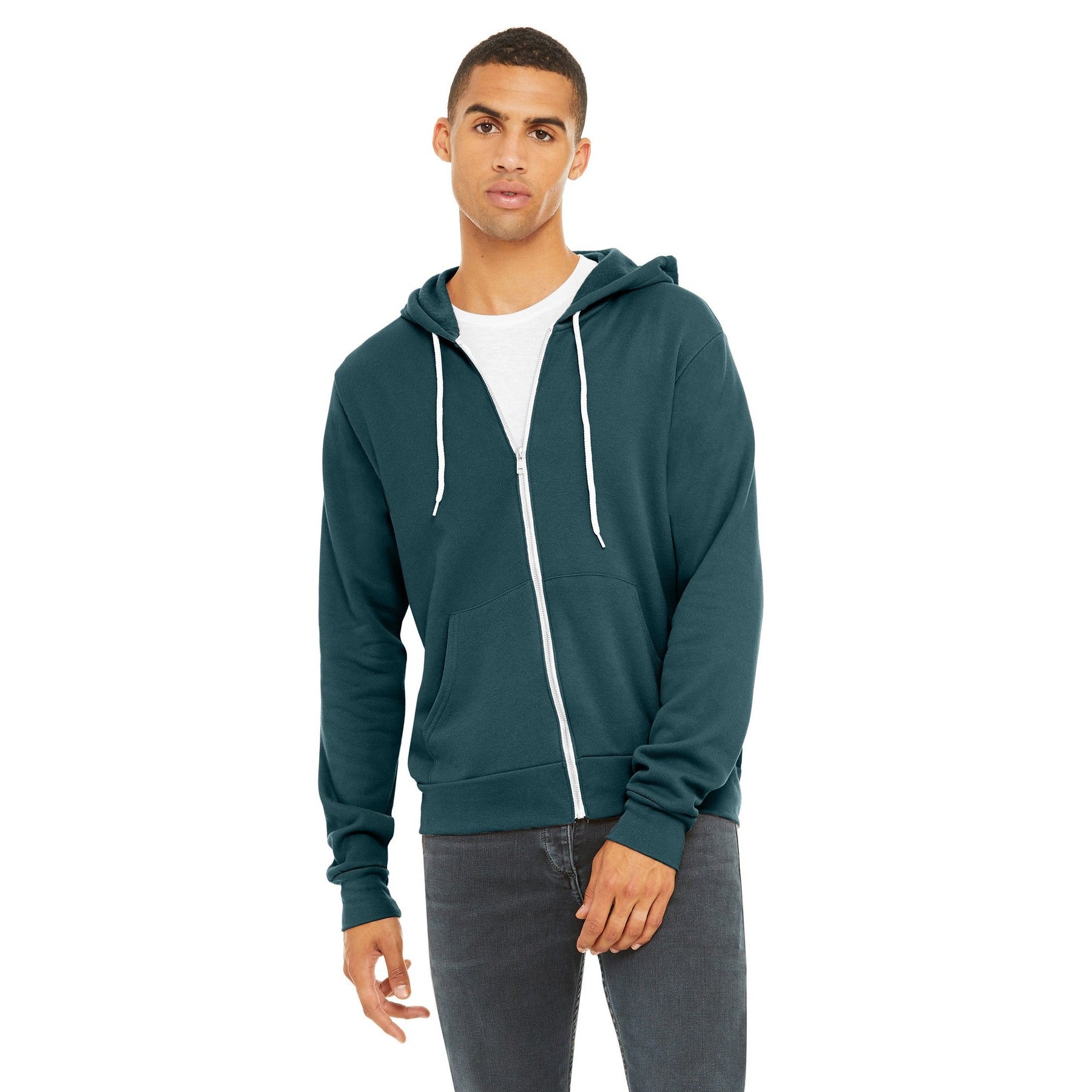 Bella + Canvas-BELLA+CANVAS ® Unisex Sponge Fleece Full-Zip Hoodie. BC3739-MedTech-4