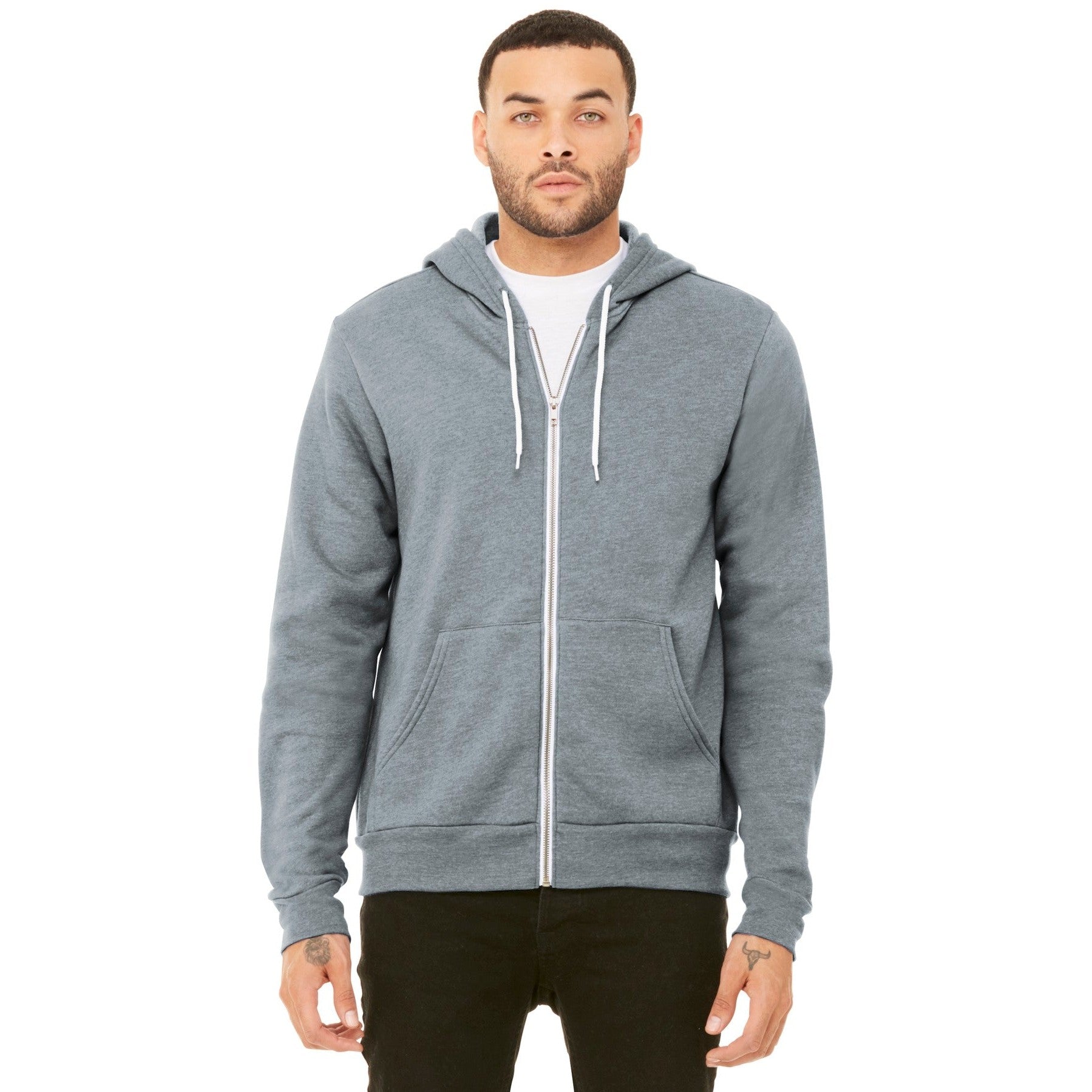 Bella + Canvas-BELLA+CANVAS ® Unisex Sponge Fleece Full-Zip Hoodie. BC3739-MedTech-3