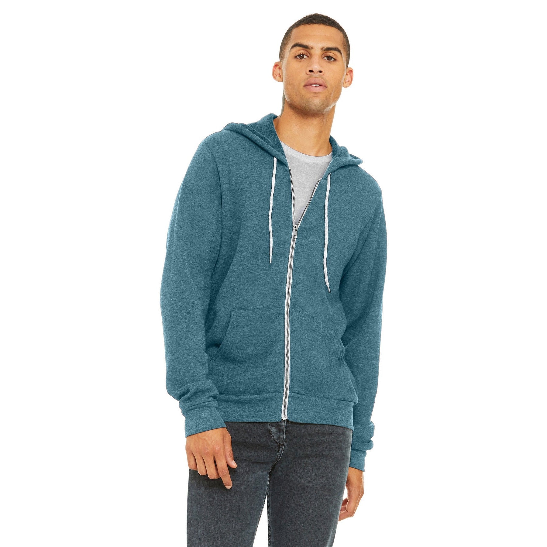 Bella + Canvas-BELLA+CANVAS ® Unisex Sponge Fleece Full-Zip Hoodie. BC3739-MedTech-10