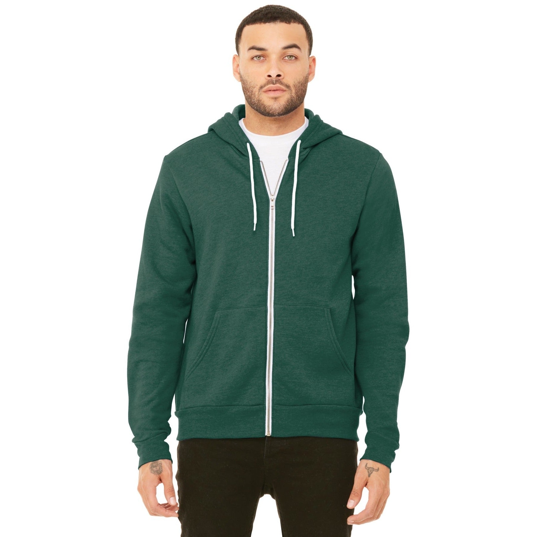 Bella + Canvas-BELLA+CANVAS ® Unisex Sponge Fleece Full-Zip Hoodie. BC3739-MedTech-11