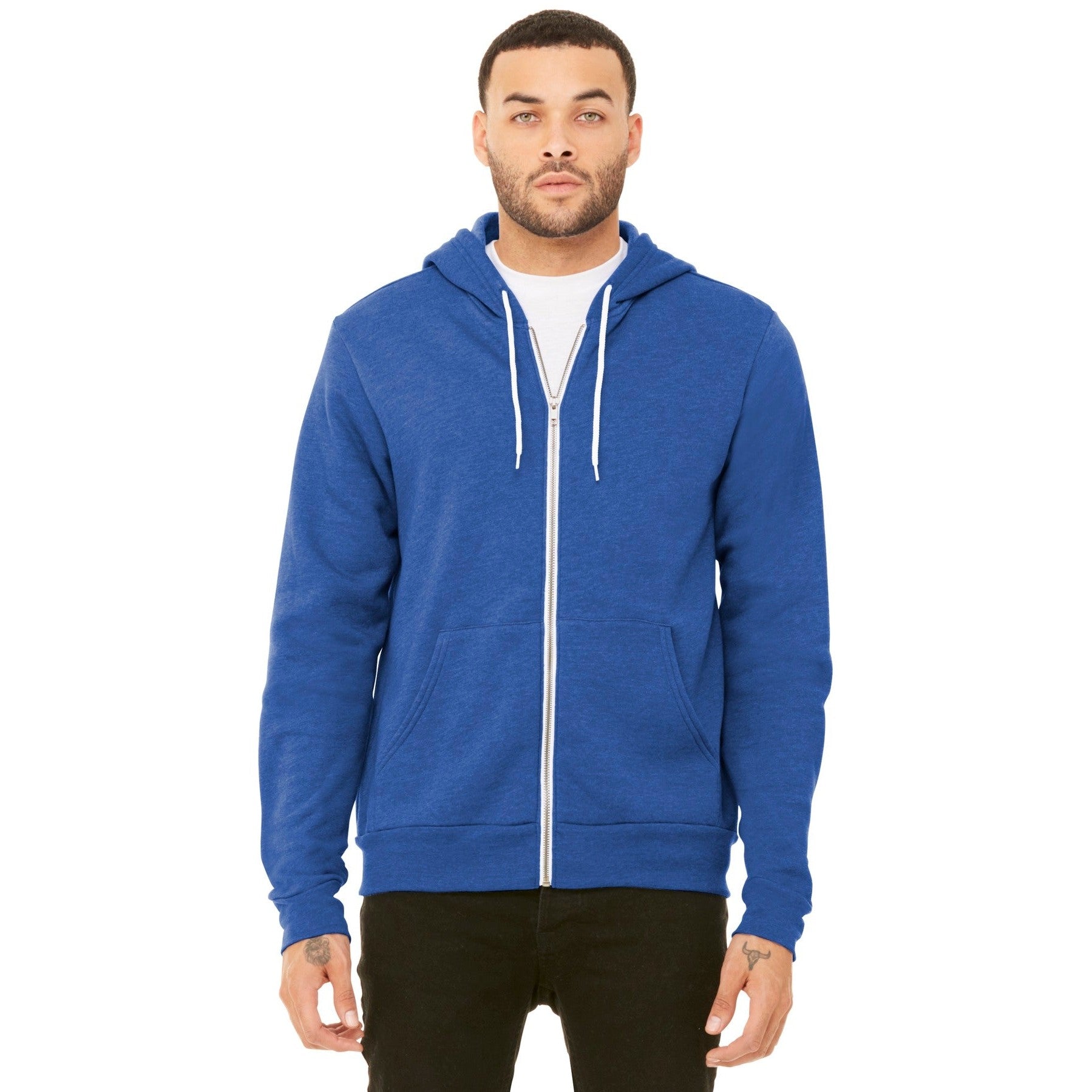Bella + Canvas-BELLA+CANVAS ® Unisex Sponge Fleece Full-Zip Hoodie. BC3739-MedTech-13