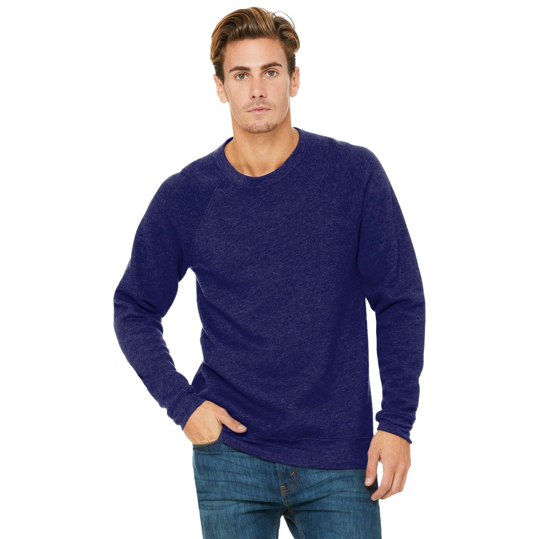 Bella + Canvas-BELLA+CANVAS ® Unisex Sponge Fleece Raglan Sweatshirt. BC3901-MedTech-6