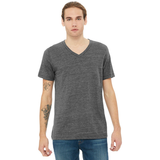 Bella + Canvas-BELLA+CANVAS® Unisex Textured Jersey V-Neck Tee BC3655-MedTech-1