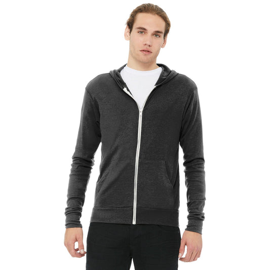 Bella + Canvas-BELLA+CANVAS ® Unisex Triblend Full-Zip Lightweight Hoodie. BC3939-MedTech-1