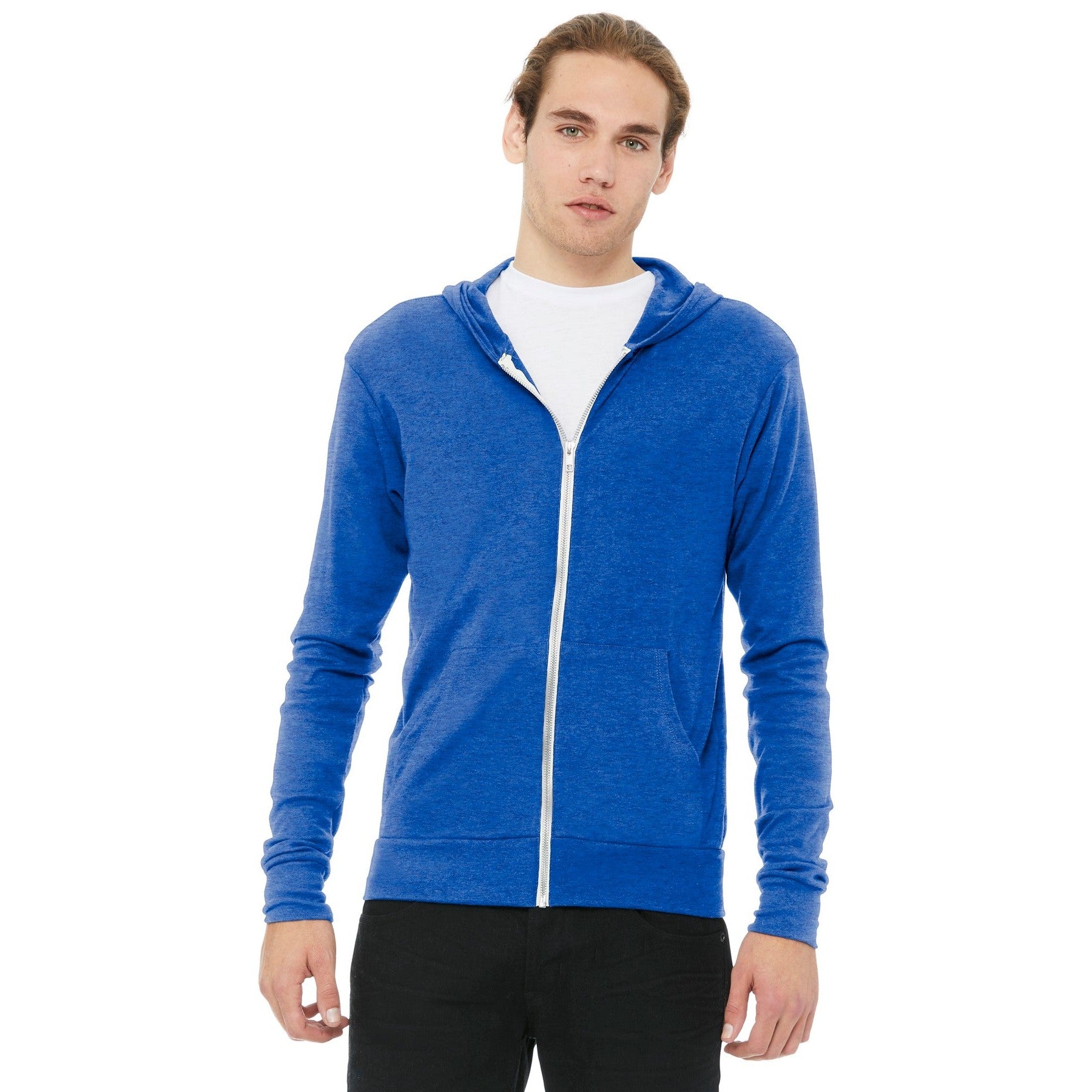 Bella + Canvas-BELLA+CANVAS ® Unisex Triblend Full-Zip Lightweight Hoodie. BC3939-MedTech-8