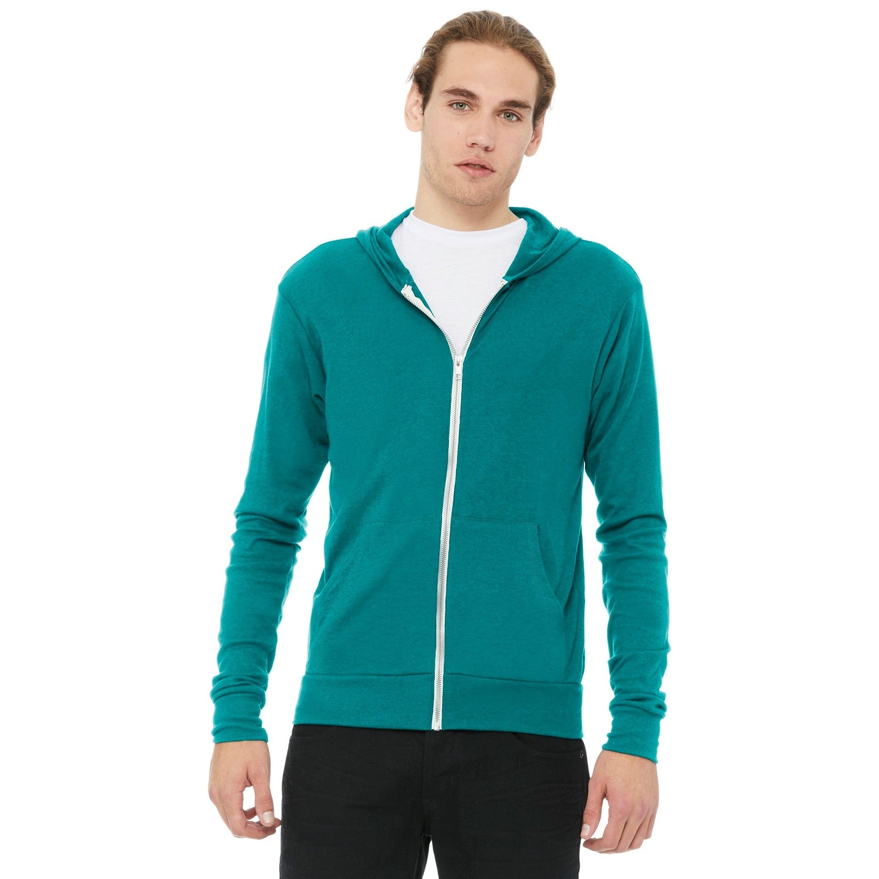 Bella + Canvas-BELLA+CANVAS ® Unisex Triblend Full-Zip Lightweight Hoodie. BC3939-MedTech-7
