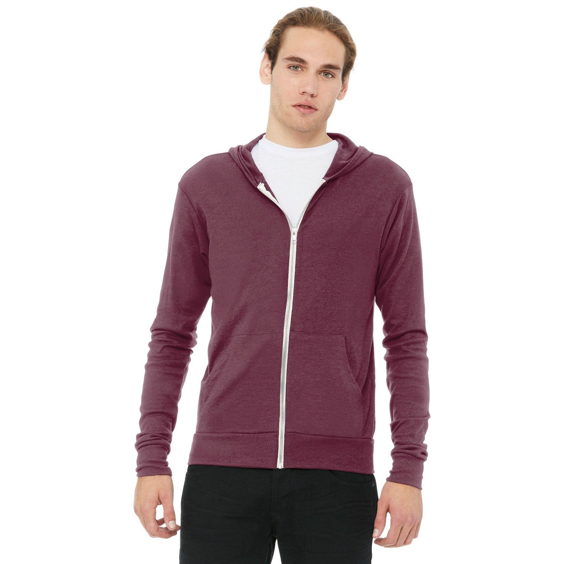 Bella + Canvas-BELLA+CANVAS ® Unisex Triblend Full-Zip Lightweight Hoodie. BC3939-MedTech-3