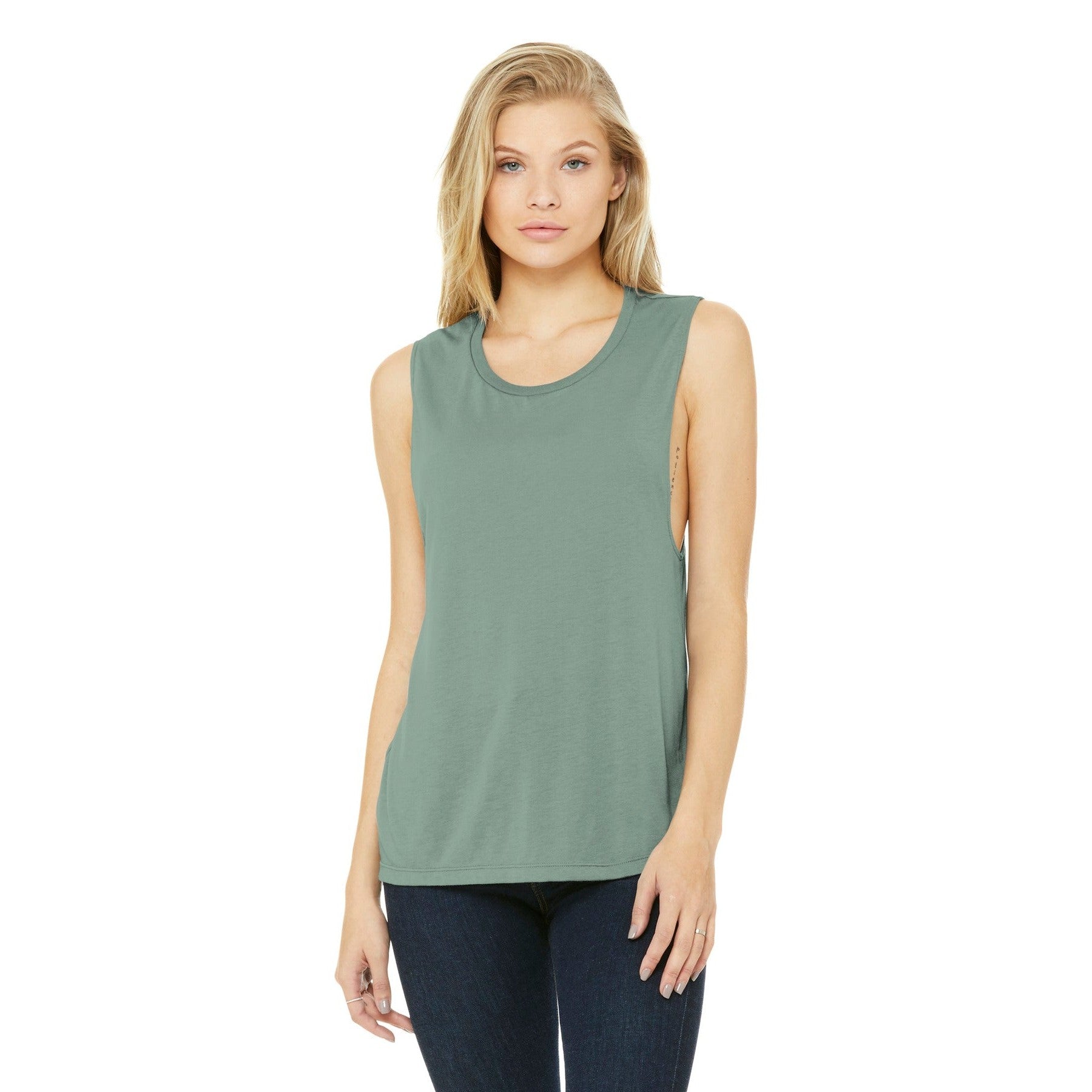 Bella + Canvas-BELLA+CANVAS ® Women's Flowy Scoop Muscle Tank. BC8803-MedTech-9