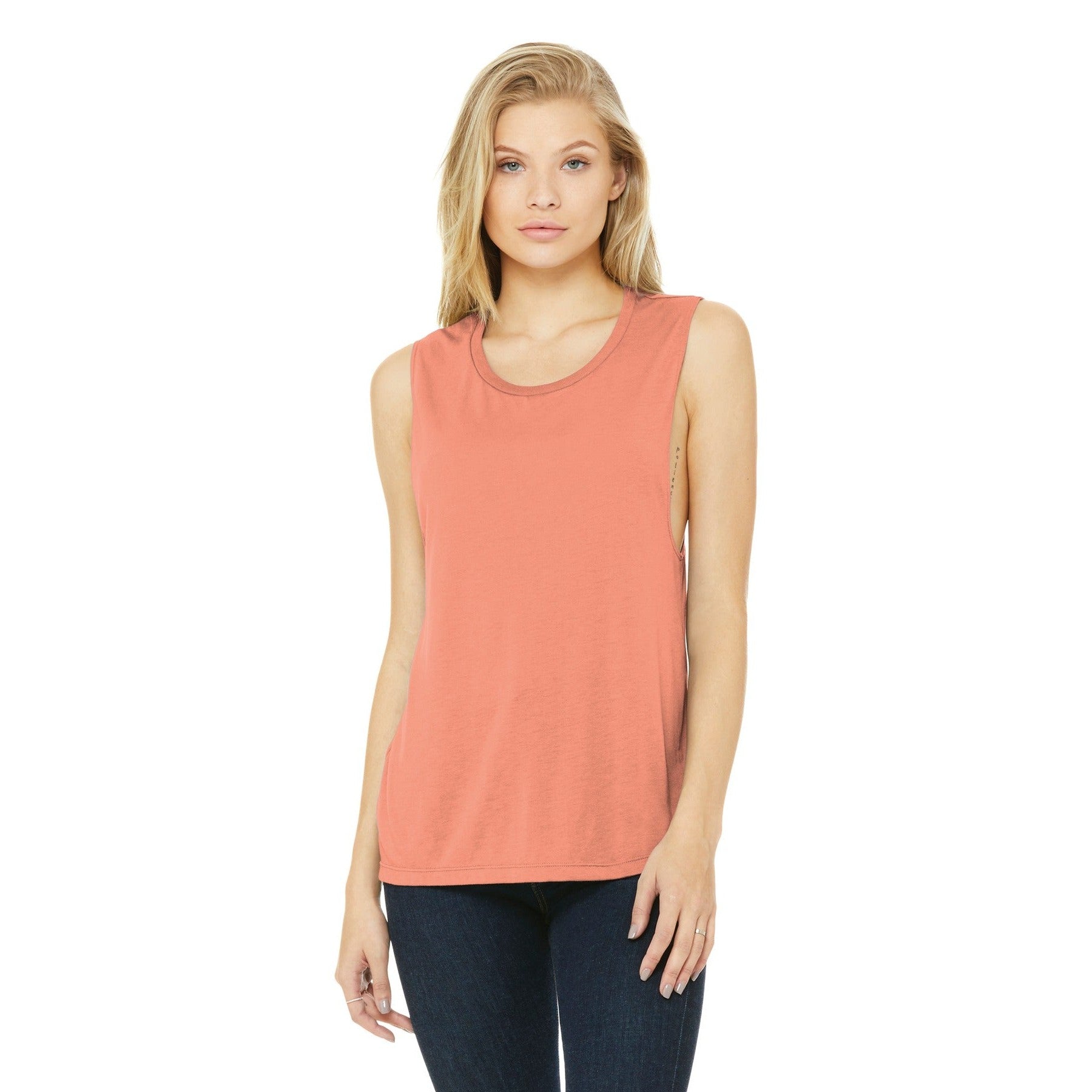 Bella + Canvas-BELLA+CANVAS ® Women's Flowy Scoop Muscle Tank. BC8803-MedTech-19