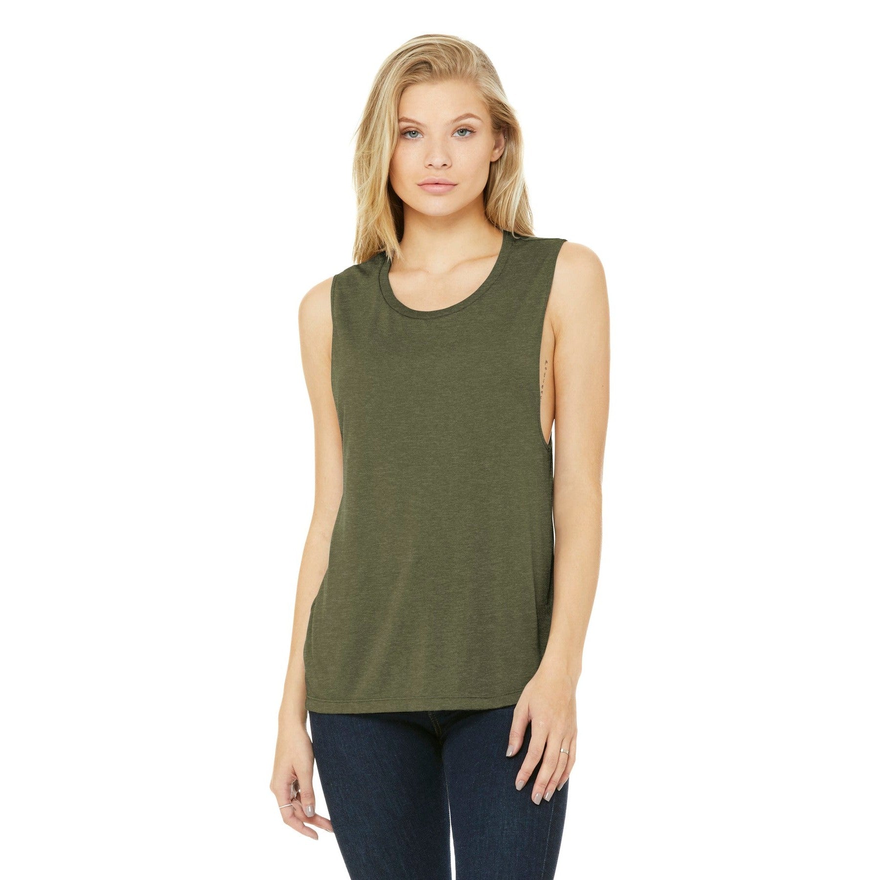 Bella + Canvas-BELLA+CANVAS ® Women's Flowy Scoop Muscle Tank. BC8803-MedTech-12