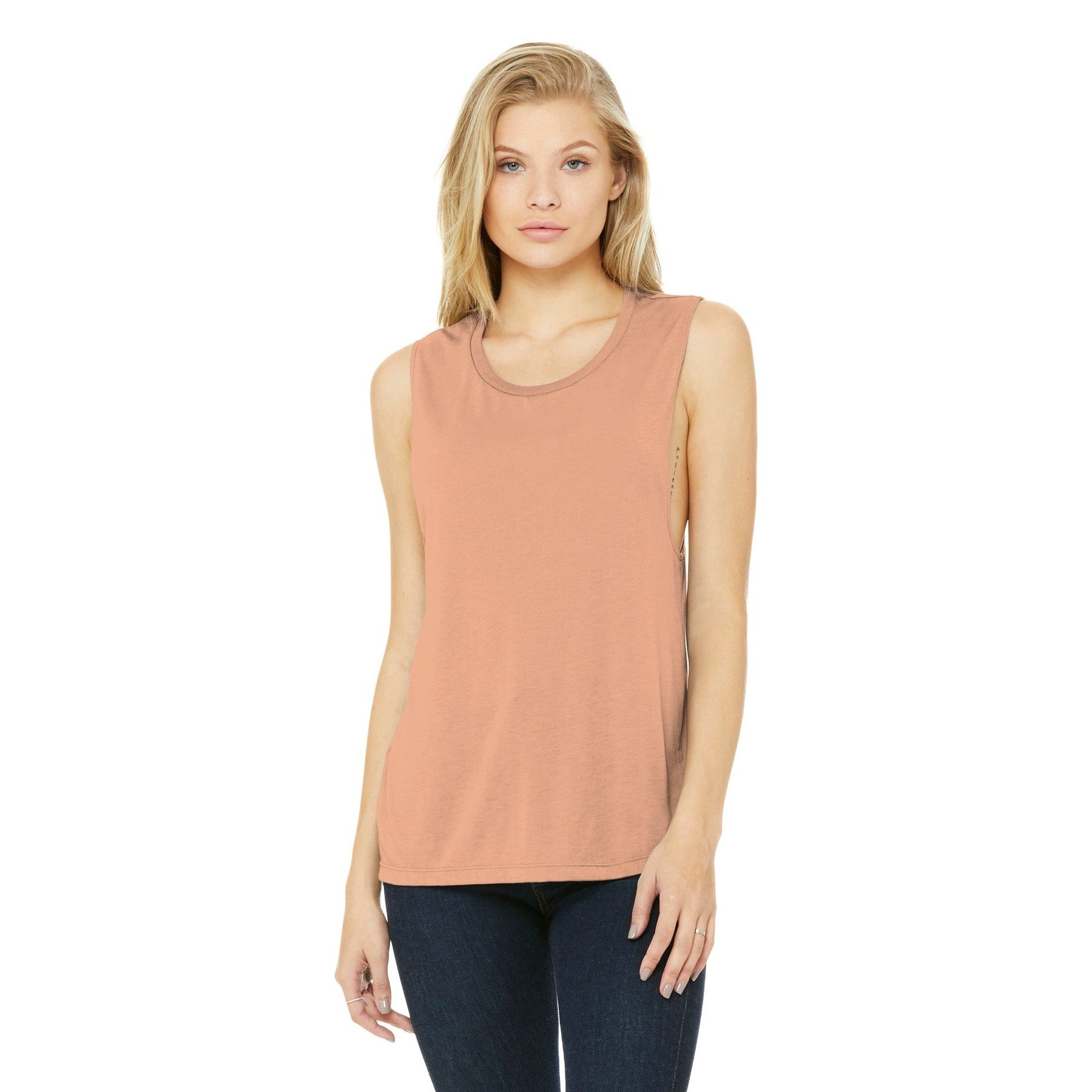 Bella + Canvas-BELLA+CANVAS ® Women's Flowy Scoop Muscle Tank. BC8803-MedTech-17