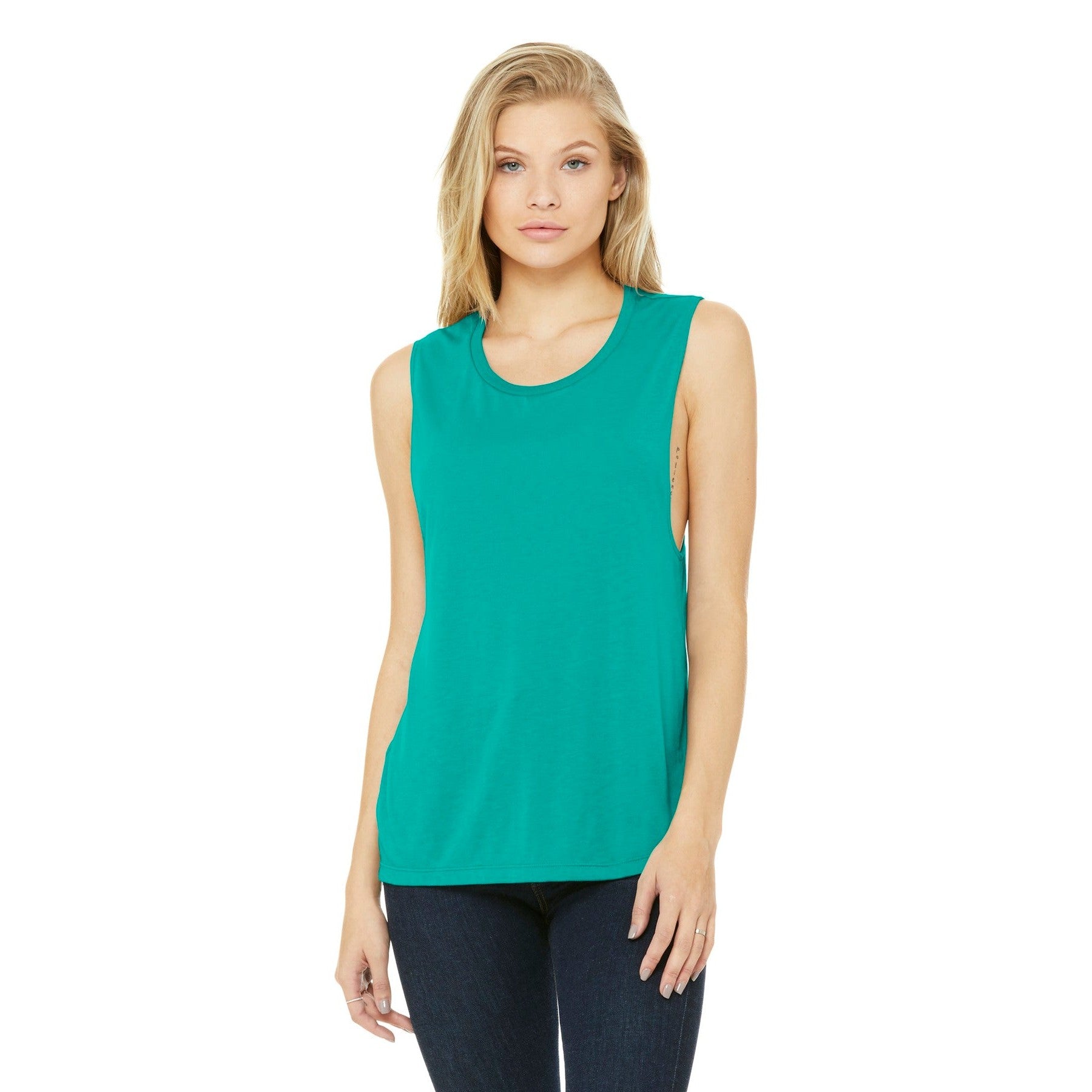 Bella + Canvas-BELLA+CANVAS ® Women's Flowy Scoop Muscle Tank. BC8803-MedTech-20