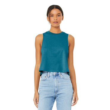 Bella + Canvas-BELLA+CANVAS ® Women's Racerback Cropped Tank. BC6682-MedTech-2