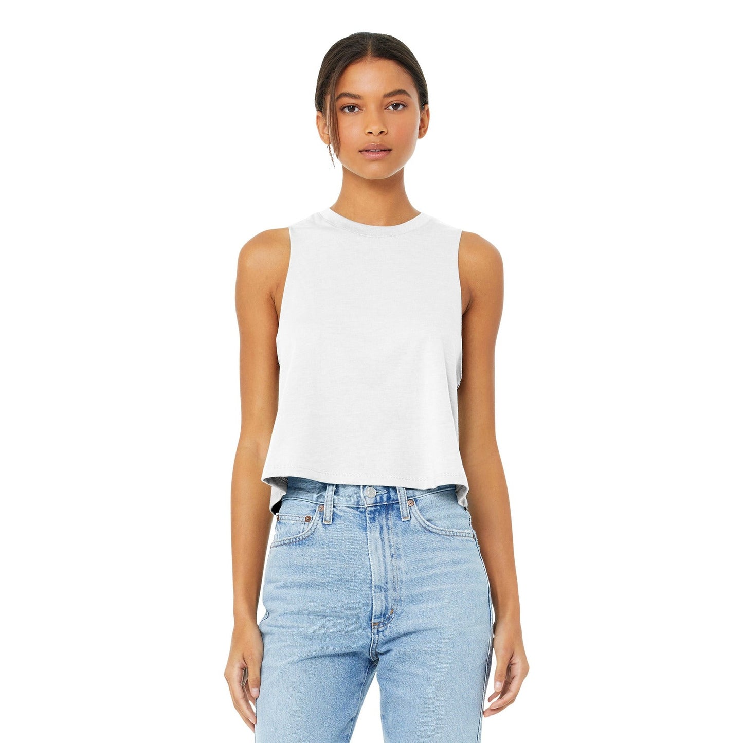 Bella + Canvas-BELLA+CANVAS ® Women's Racerback Cropped Tank. BC6682-MedTech-6