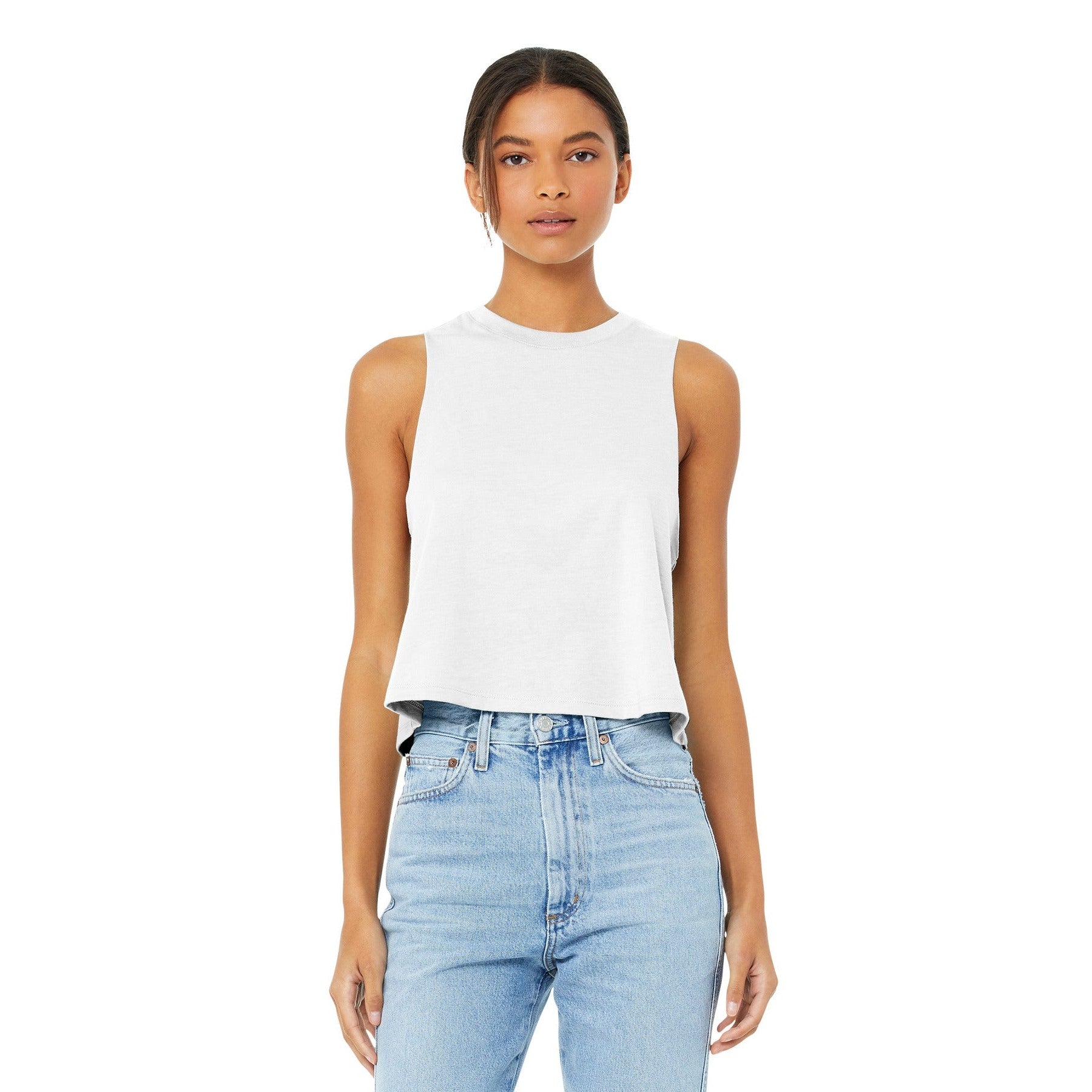 Bella + Canvas-BELLA+CANVAS ® Women's Racerback Cropped Tank. BC6682-MedTech-6