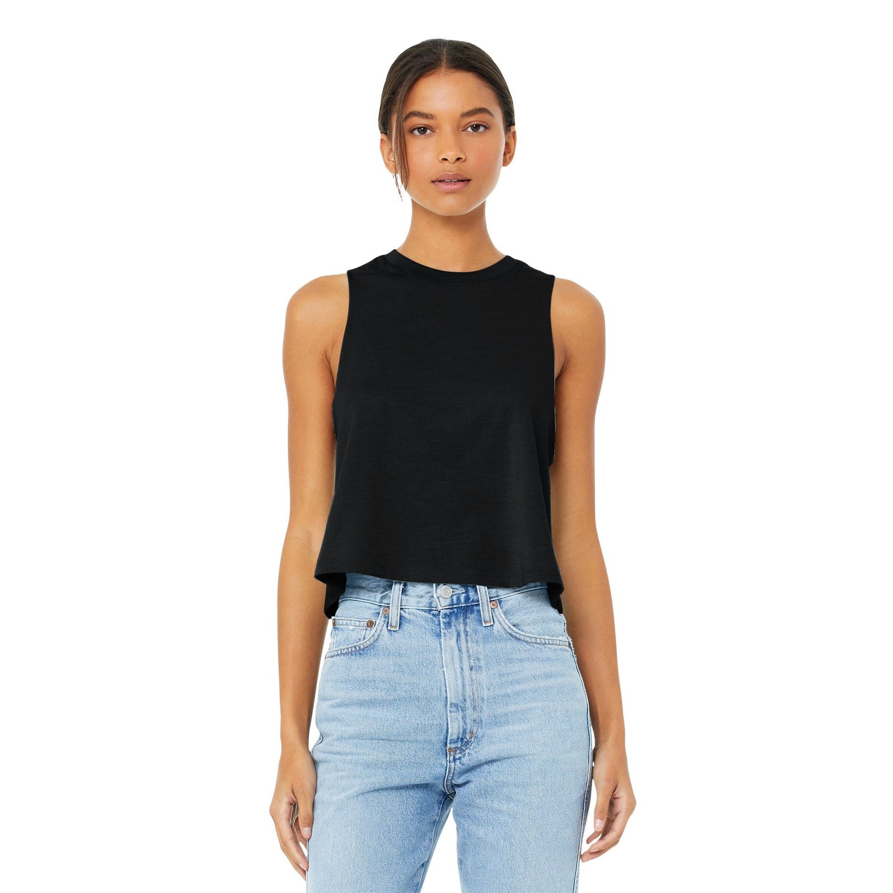 Bella + Canvas-BELLA+CANVAS ® Women's Racerback Cropped Tank. BC6682-MedTech-5