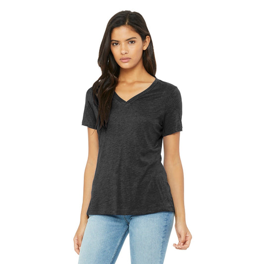 Bella + Canvas-BELLA+CANVAS® Women's Relaxed Triblend V-Neck Tee BC6415-MedTech-1