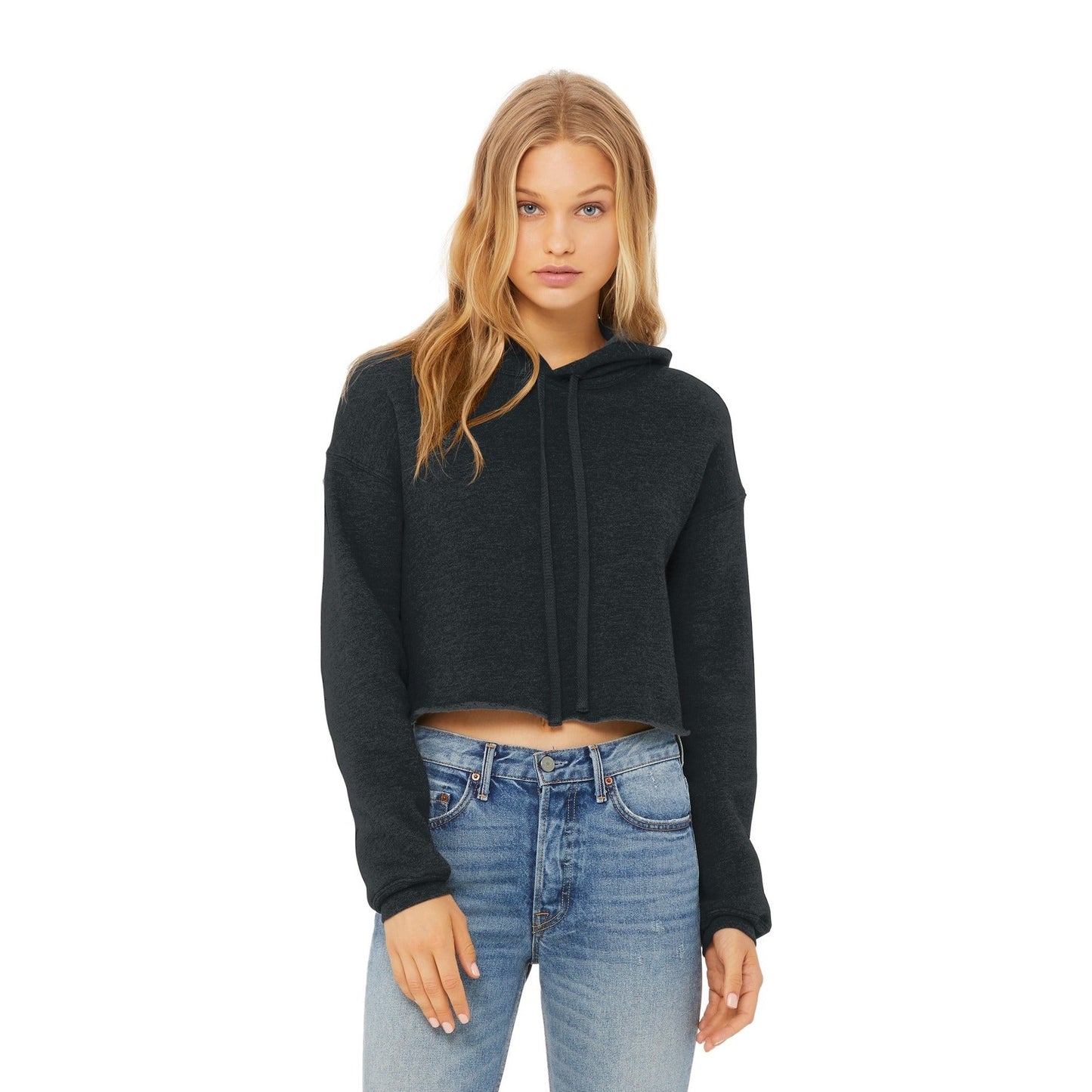 Bella + Canvas-BELLA+CANVAS ® Women's Sponge Fleece Cropped Fleece Hoodie. BC7502-MedTech-2