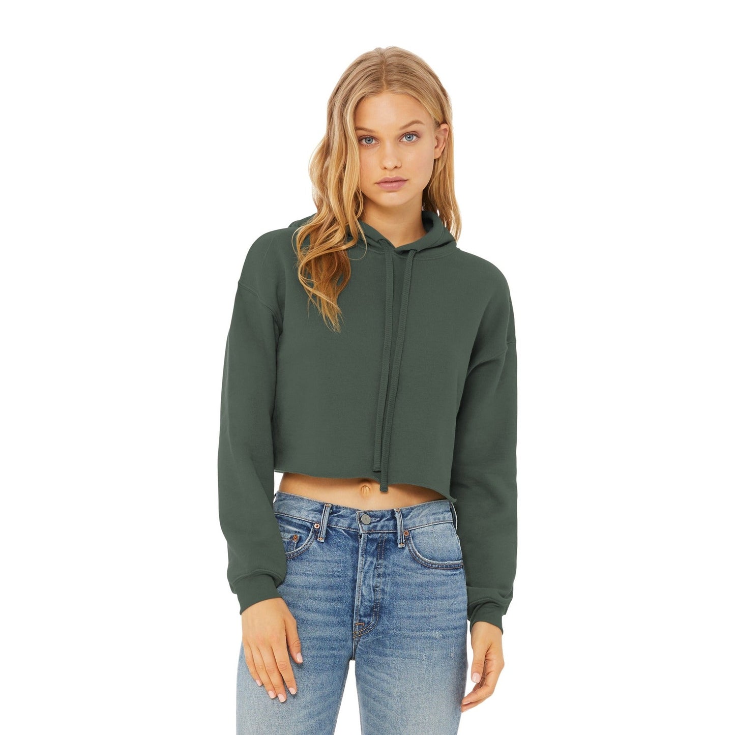 Bella + Canvas-BELLA+CANVAS ® Women's Sponge Fleece Cropped Fleece Hoodie. BC7502-MedTech-4