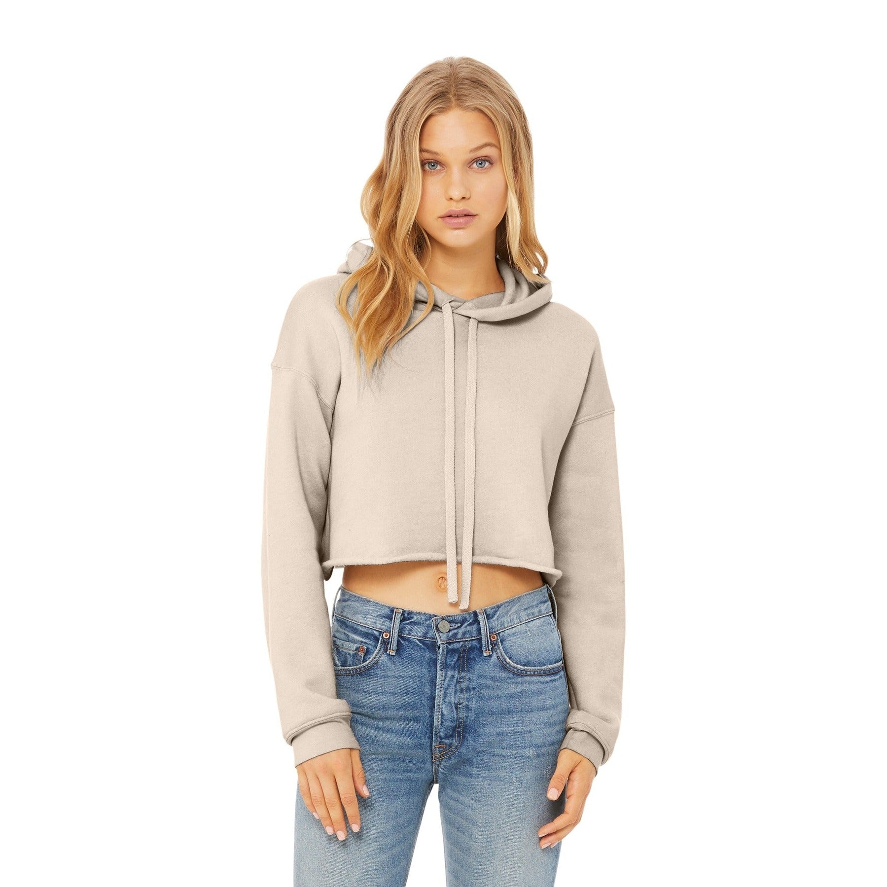 Bella + Canvas-BELLA+CANVAS ® Women's Sponge Fleece Cropped Fleece Hoodie. BC7502-MedTech-3