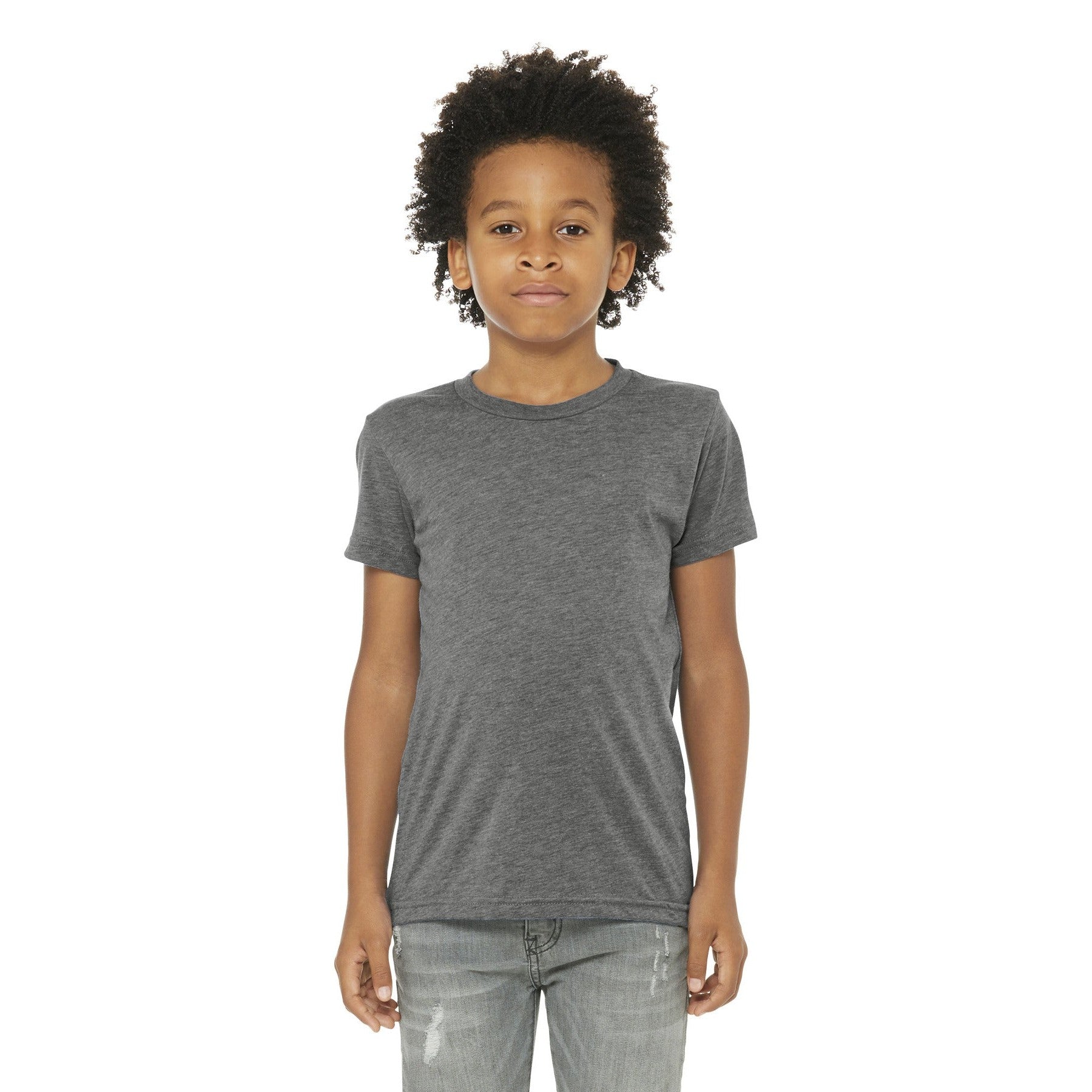 Bella + Canvas-BELLA+CANVAS ® Youth Triblend Short Sleeve Tee. BC3413Y-MedTech-4
