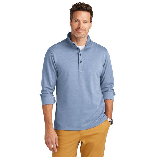 Brooks Brothers-Brooks Brothers® Mid-Layer Stretch 1/2-Button BB18202-MedTech-1