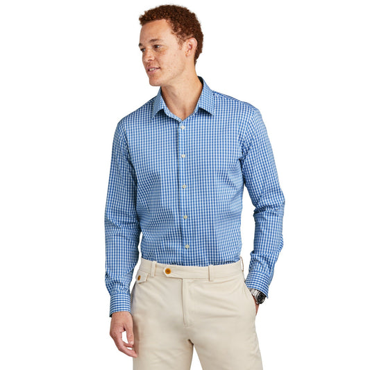 Brooks Brothers-Brooks Brothers® Tech Stretch Patterned Shirt BB18006-MedTech-1