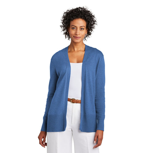 Brooks Brothers-Brooks Brothers® Women's Cotton Stretch Long Cardigan Sweater BB18403-MedTech-1