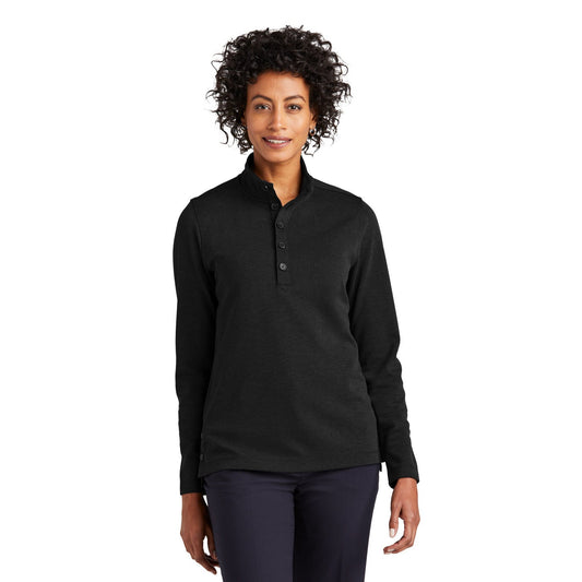 Brooks Brothers-Brooks Brothers® Women's Mid-Layer Stretch 1/2-Button BB18203-MedTech-1