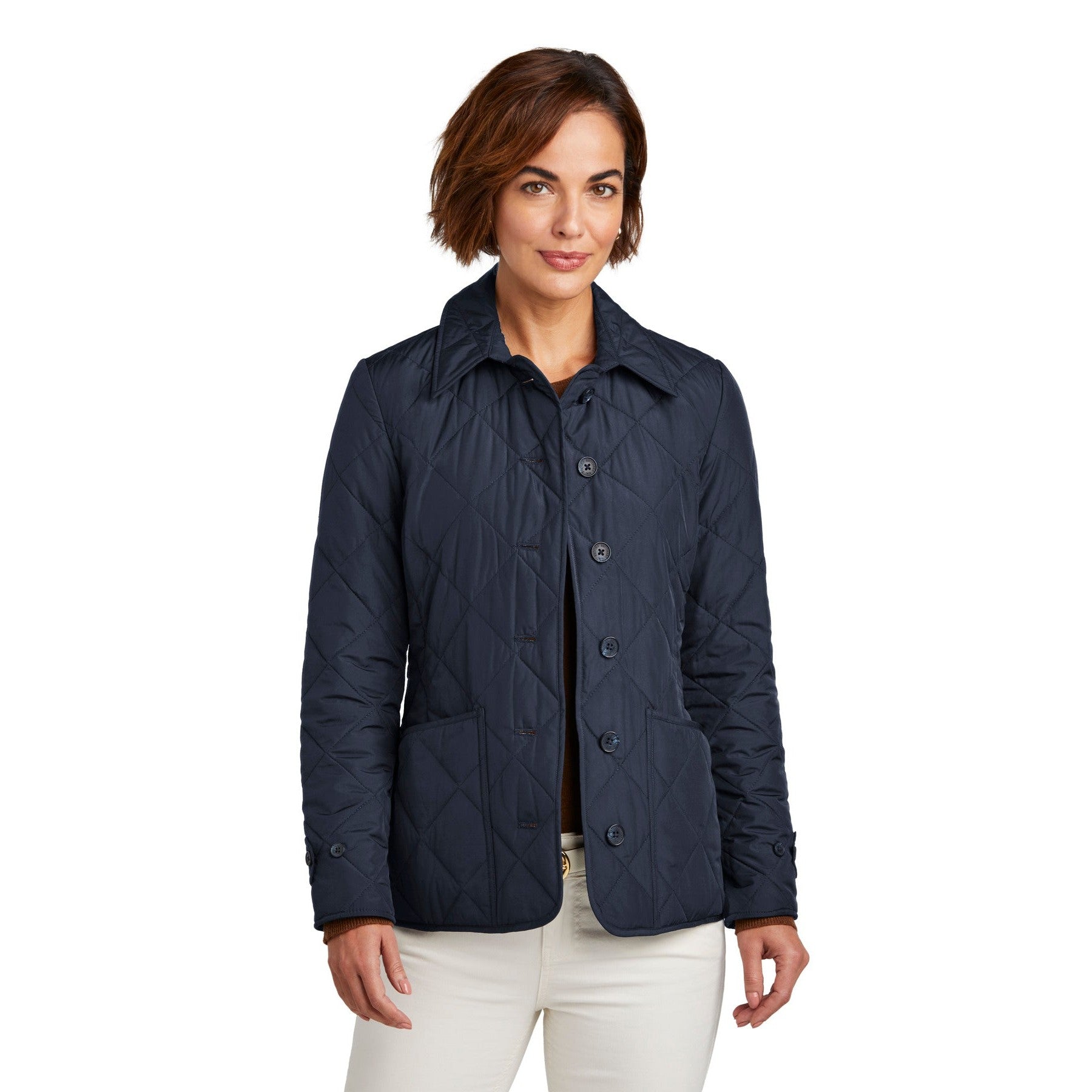 Brooks Brothers-Brooks Brothers® Women's Quilted Jacket BB18601-MedTech-2