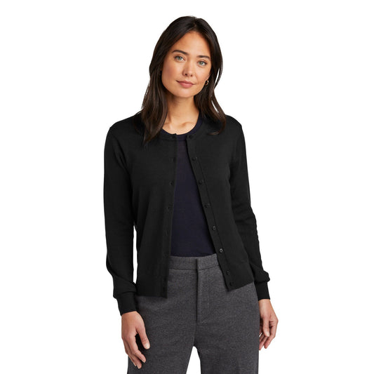 Brooks Brothers-Brooks Brothers® Women's Washable Merino Cardigan Sweater BB18413-MedTech-1