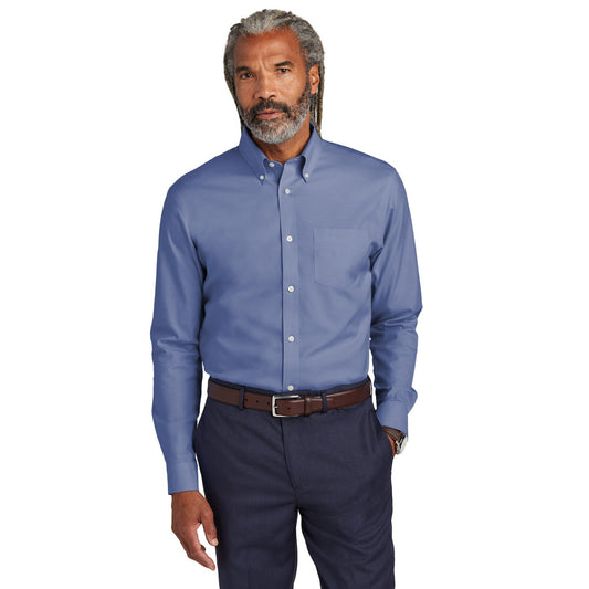 Brooks Brothers-Brooks Brothers® Wrinkle-Free Stretch Pinpoint Shirt BB18000-MedTech-1