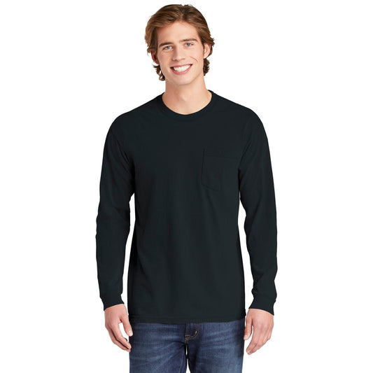 Comfort Colors-COMFORT COLORS ® Heavyweight Ring Spun Long Sleeve Pocket Tee. 4410-MedTech-1