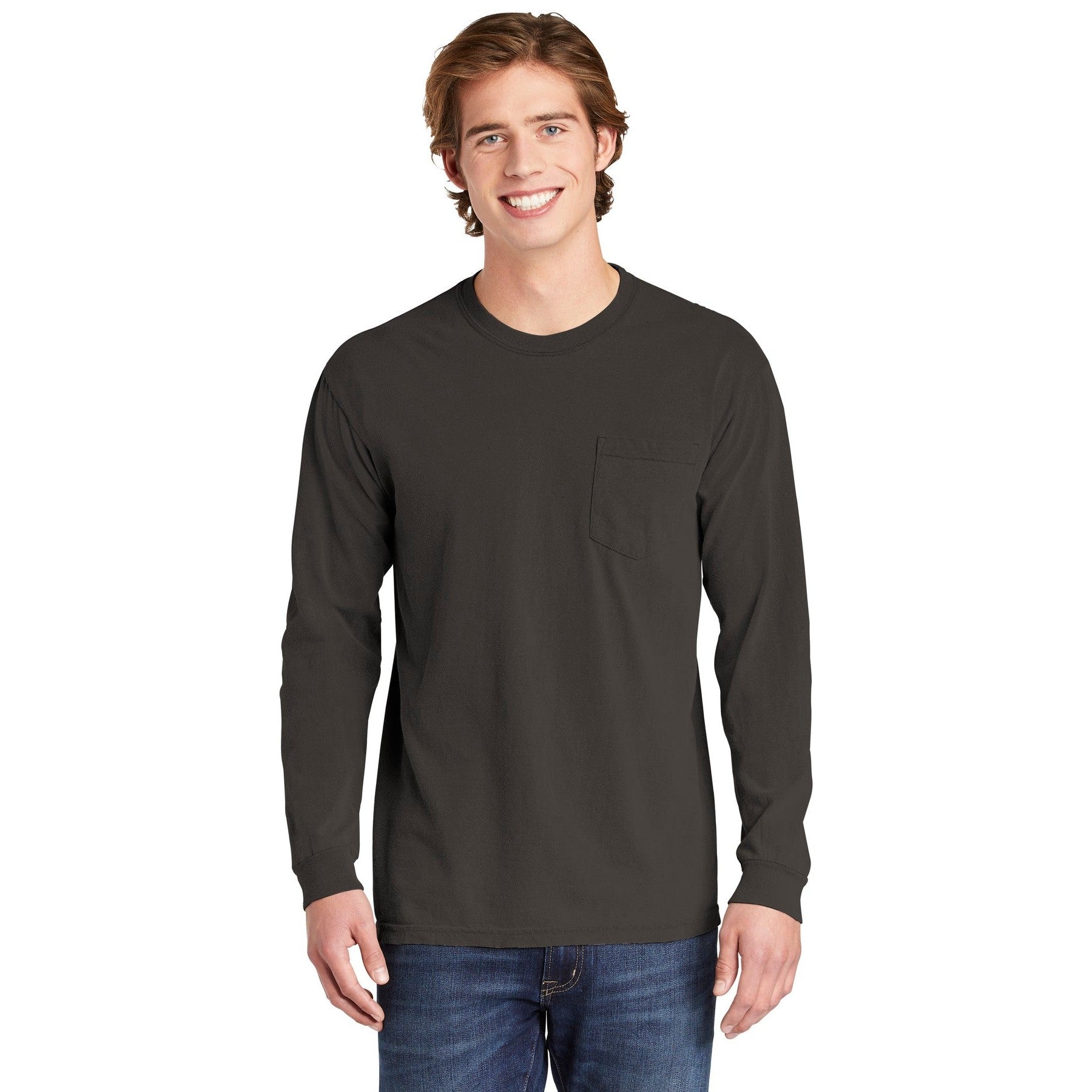 Comfort Colors-COMFORT COLORS ® Heavyweight Ring Spun Long Sleeve Pocket Tee. 4410-MedTech-11