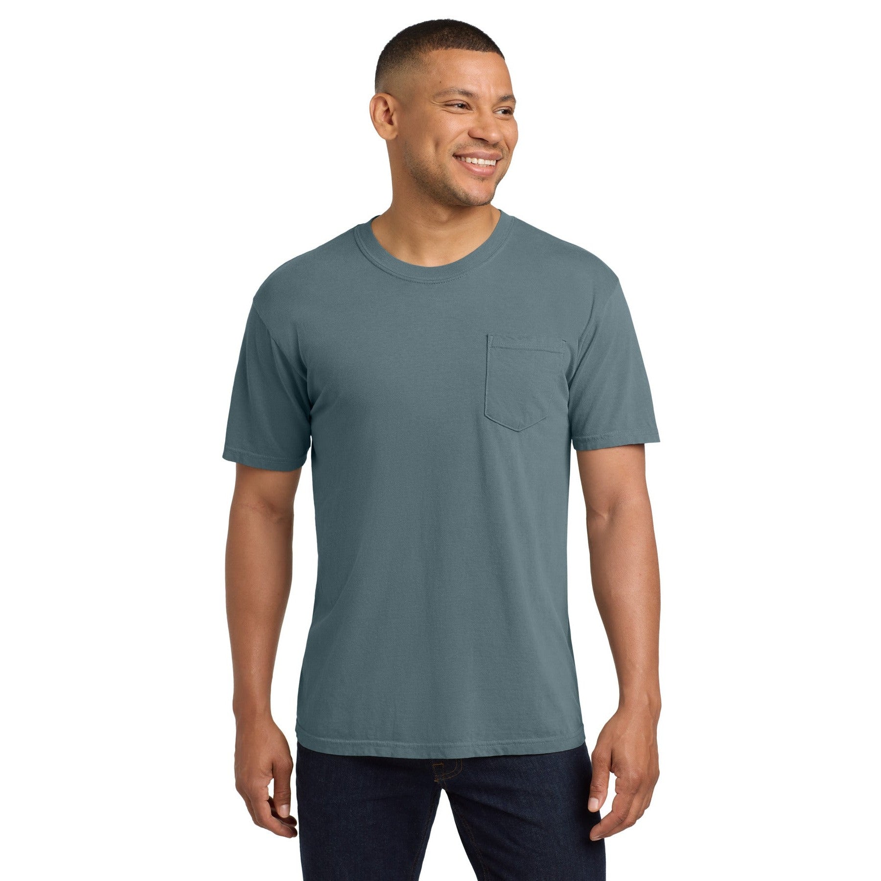 Comfort Colors-COMFORT COLORS ® Heavyweight Ring Spun Pocket Tee. 6030 1/2-MedTech-25