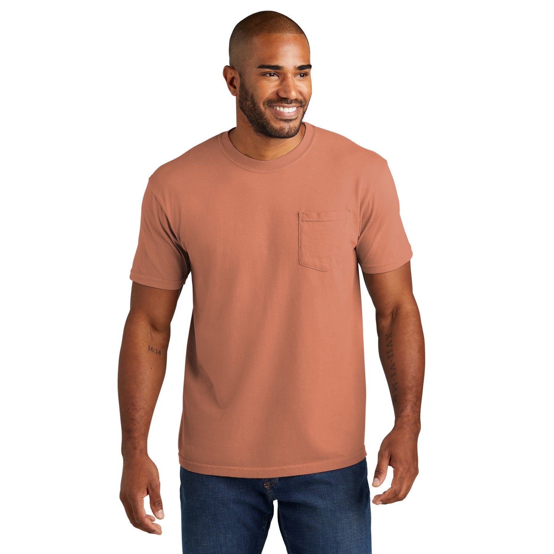 Comfort Colors-COMFORT COLORS ® Heavyweight Ring Spun Pocket Tee. 6030 1/2-MedTech-40