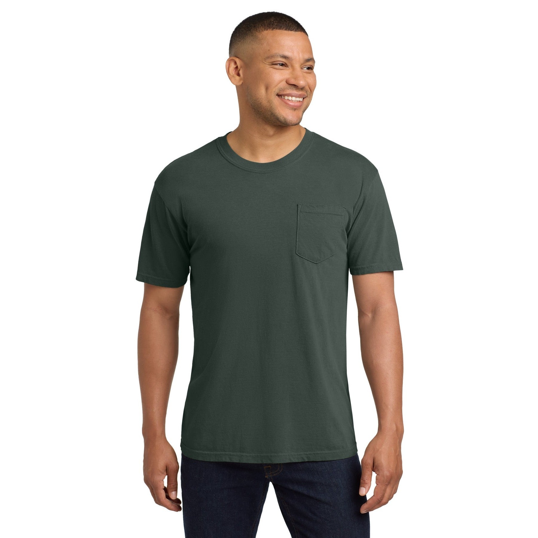Comfort Colors-COMFORT COLORS ® Heavyweight Ring Spun Pocket Tee. 6030 1/2-MedTech-7