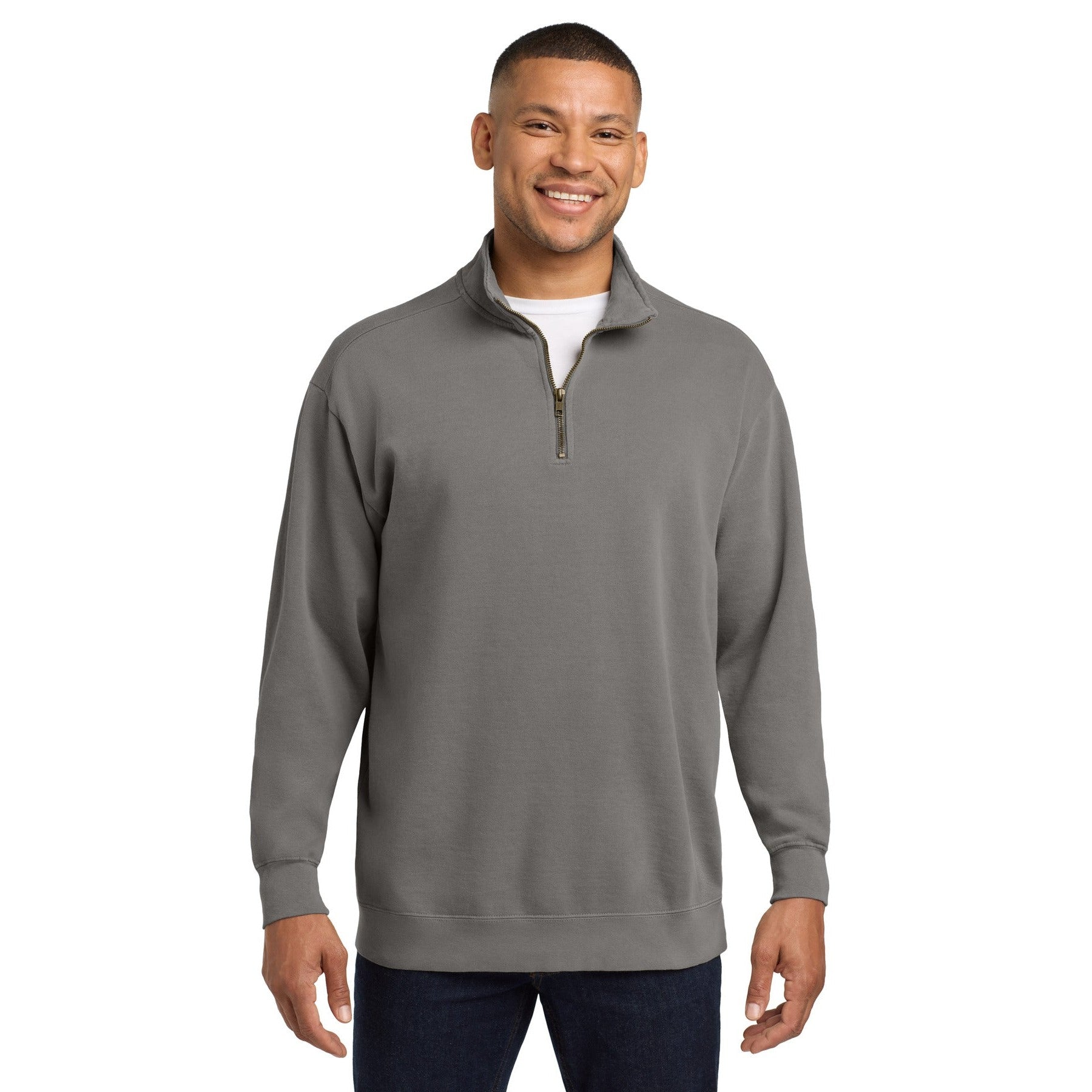 Comfort Colors-COMFORT COLORS ® Ring Spun 1/4-Zip Sweatshirt. 1580-MedTech-4