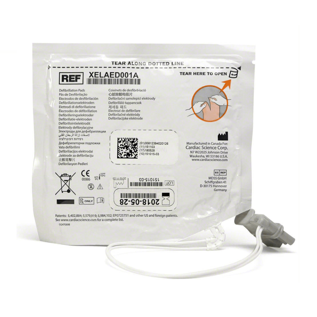 Cardiac Science-Cardiac Science Powerheart® G5 Adult Intellisense™ Defibrillation Electrode Pads pair-MedTech-2