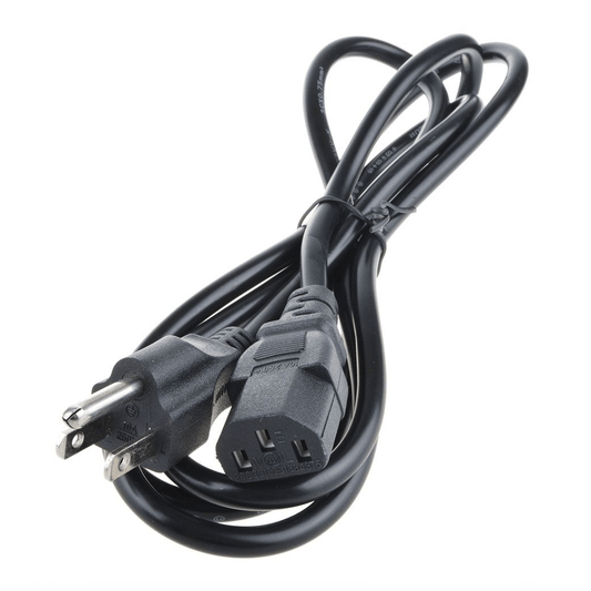 Caretech-Caretech® AC Power Cord, Universal, Straight, Black, 6 ft.-MedTech-1