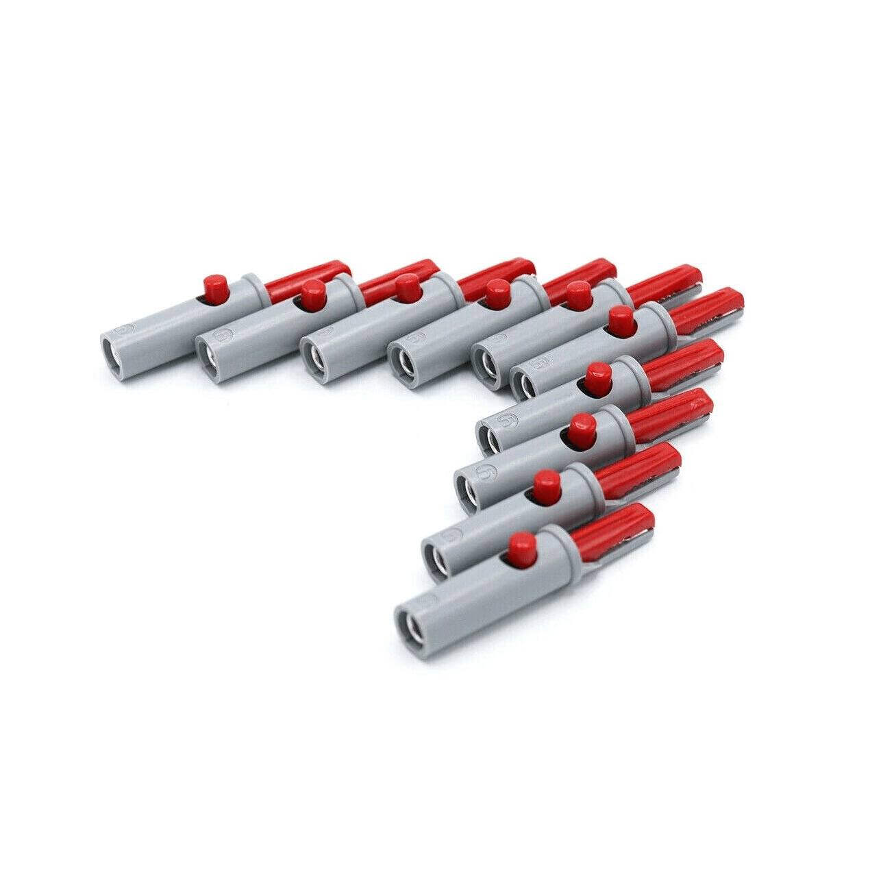 vendor-unknown-Caretech® EKG Banana Alligator Clip Adapters Pk/10-MedTech-1