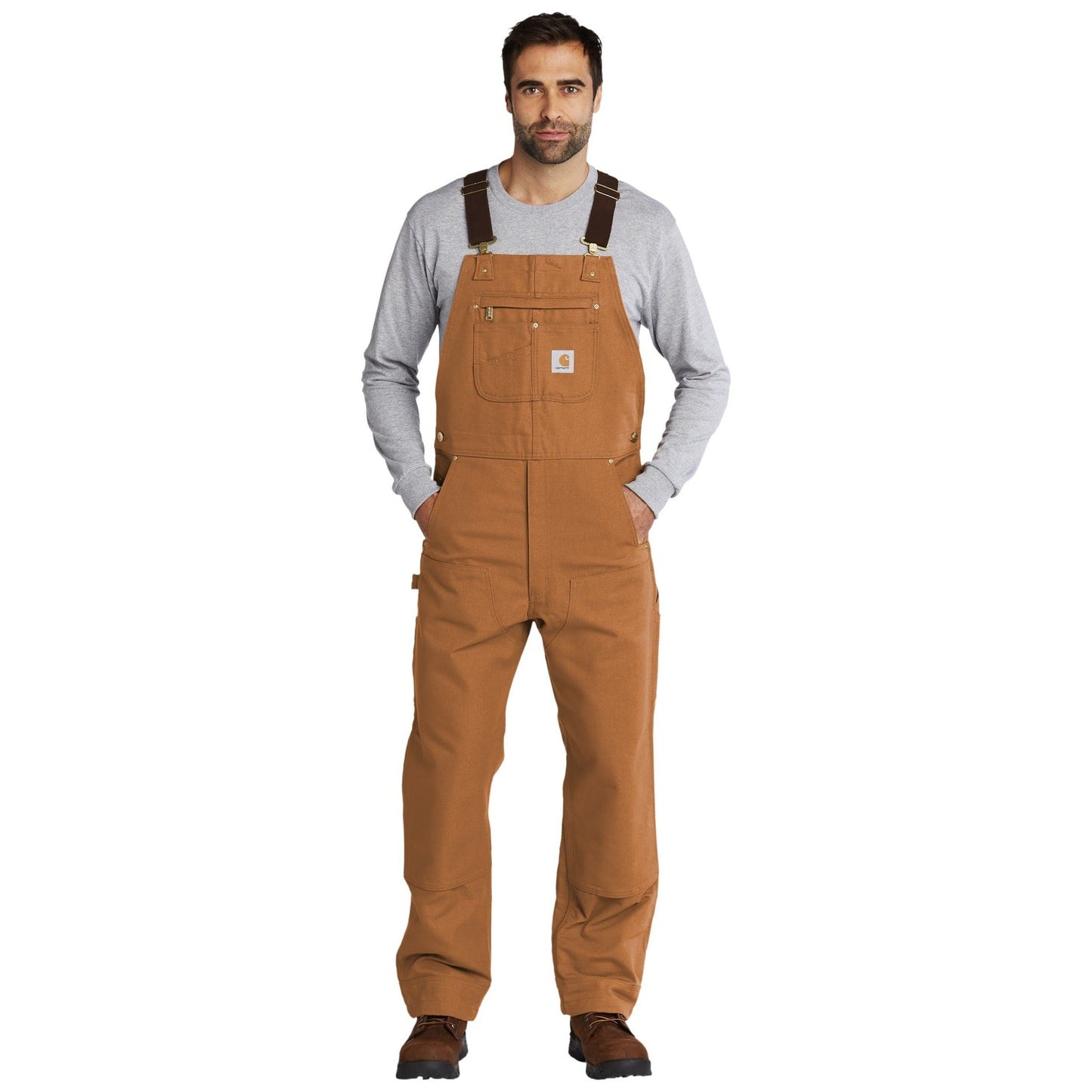 Carhartt-Carhartt® Duck Unlined Bib Overalls. CT102776-MedTech-2
