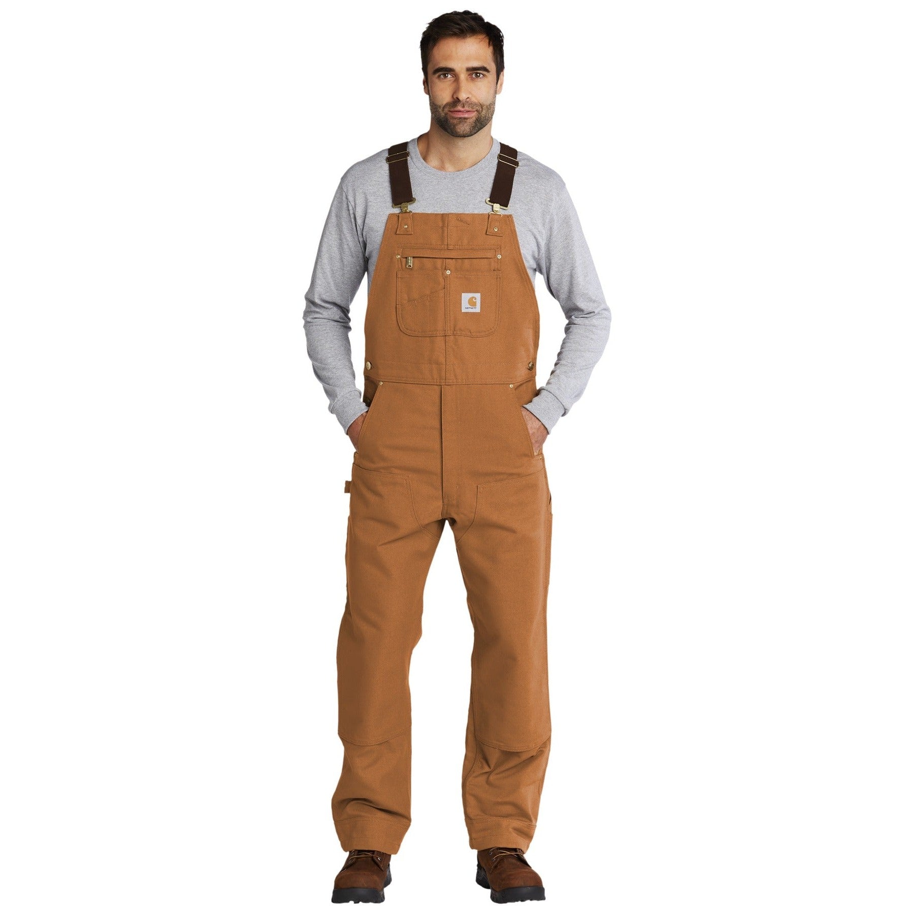Carhartt-Carhartt® Duck Unlined Bib Overalls. CT102776-MedTech-2