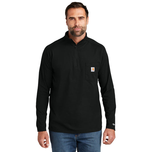 Carhartt-Carhartt Force® 1/4-Zip Long Sleeve T-Shirt CT106660-MedTech-1