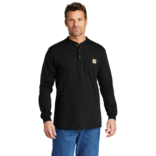 Carhartt-Carhartt® Long Sleeve Henley T-Shirt CTK128-MedTech-1