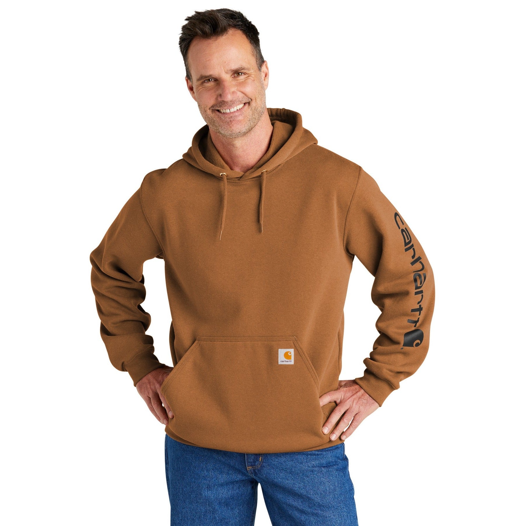 Carhartt-Carhartt® Midweight Hooded Logo Sweatshirt CTK288-MedTech-3