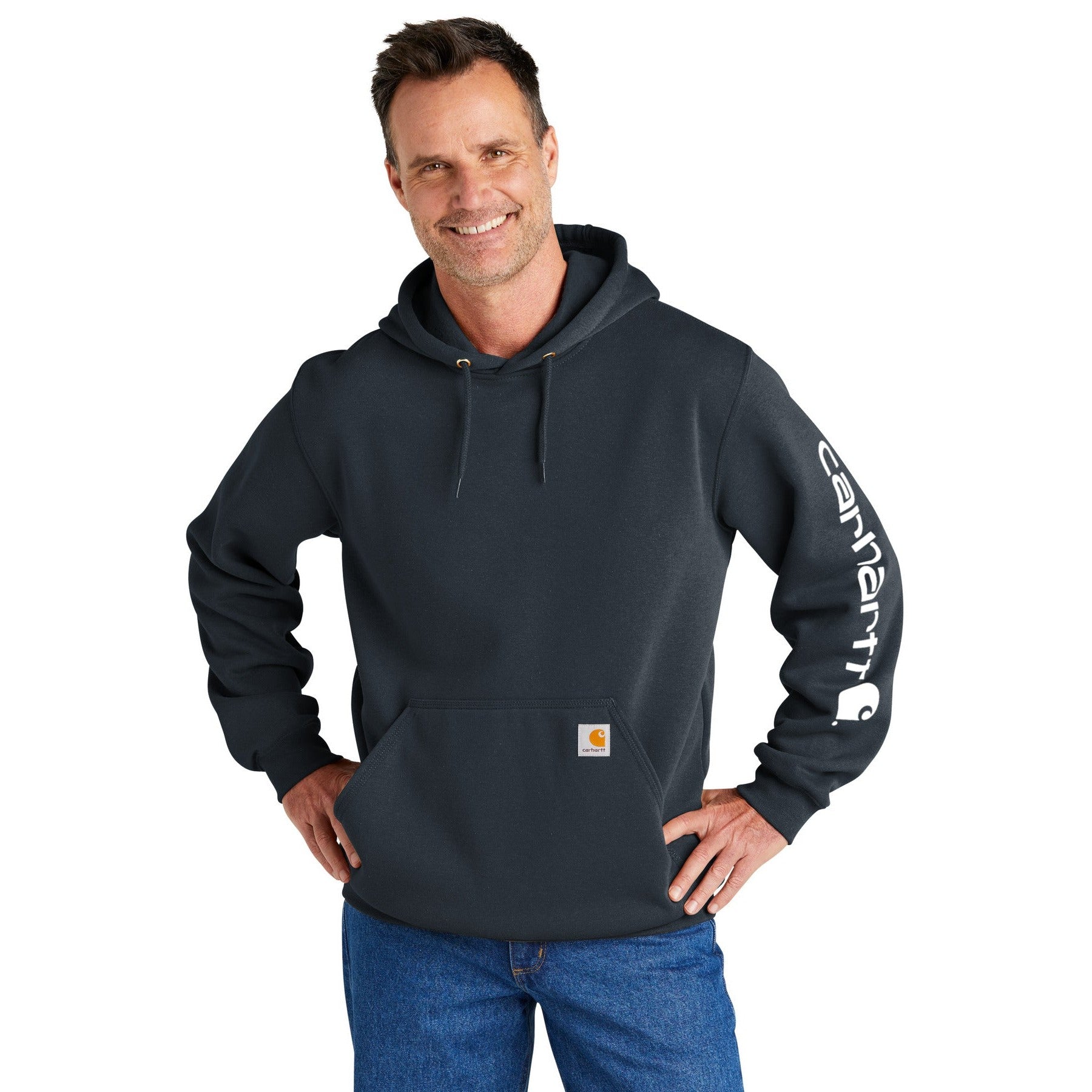 Carhartt-Carhartt® Midweight Hooded Logo Sweatshirt CTK288-MedTech-5