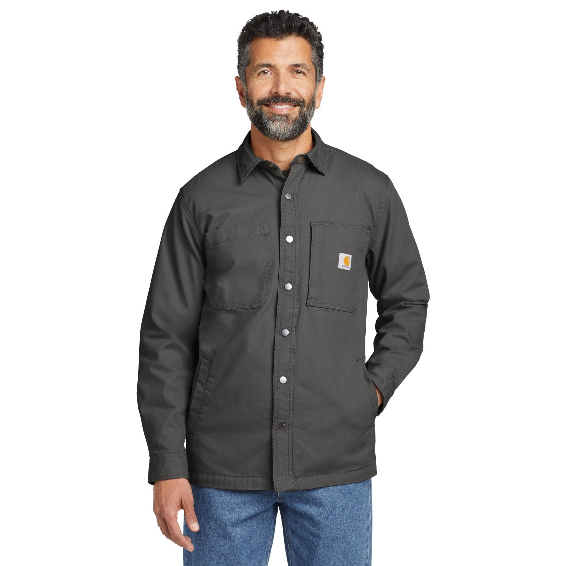 Carhartt-Carhartt® Rugged Flex® Fleece-Lined Shirt Jac CT105532-MedTech-3