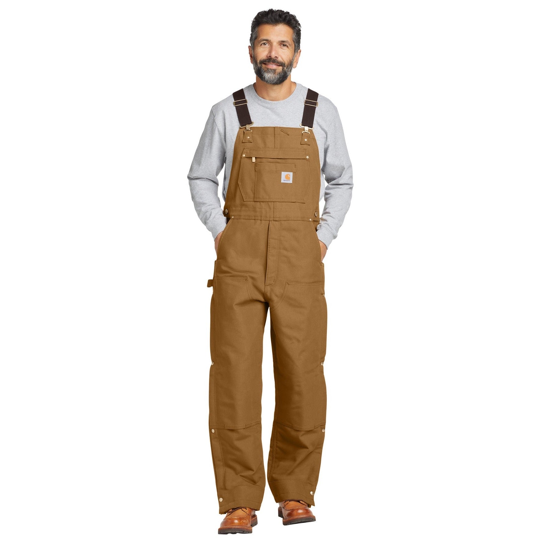Carhartt-Carhartt® Short Firm Duck Insulated Bib Overalls CTS106672-MedTech-2